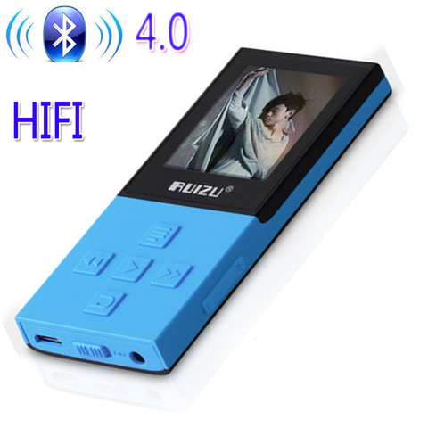 Оригинальный Bluetooth MP3 плеер RUIZU X18, спортивный плеер с 8G, можно проигрывать 130 часов, высокое качество, без потерь, fm-радио для bluetooth ► Фото 1/6