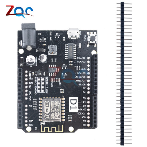 Плата разработки для WeMos D1 R2, Wi-Fi на базе ESP8266 V2.1.0, совместимая с Arduino UNO R3 Nodemcu ► Фото 1/1