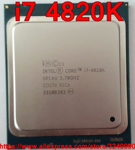 Процессор Intel Core i7 4820K, процессор для настольного ПК, четырехъядерный процессор, 3,70 ГГц, 10 МБ, 32 нм, LGA2011, бесплатная доставка ► Фото 1/1