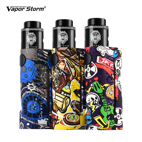 Электронная сигарета Vapor Storm, ECO Bypass Mod Max 90 Вт 510 Lion RDA, 3-ступенчатый контроль воздушного потока/Hawk Tank Mod, вейп с поддержкой RDTA ► Фото 1/6