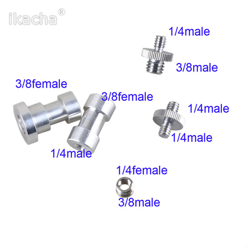 Винтовое крепление для штатива с резьбой «Папа-мама» 1/4-3/8 дюйма ► Фото 1/5
