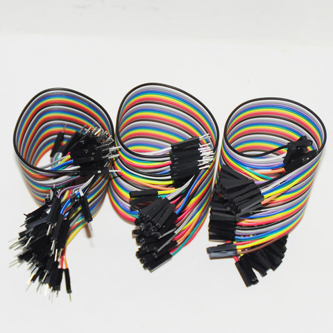 Макетная плата для кабеля Dupont, 20 см, 2,54 мм, для Arduino, женские, мужские джемпера, коннектор, провод, Dupont, кабели, перемычка, набор электроники ► Фото 1/5