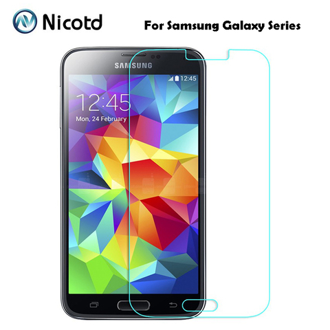 Закаленное стекло 9H 0,3 мм 2.5D Arc для Samsung Galaxy S6 S5 S4 S3 S2 Note 5 Note 4 Note 3 Note 2, Взрывозащищенная защита для экрана ► Фото 1/6