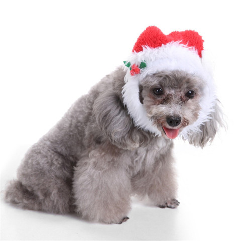 Большая борода, Рождественская шляпа для собаки, кепка для собаки на фестиваль, Хэллоуин, Рождество, день рождения, вечеринка, кошка, собака, шляпа, костюм, Прямая поставка ► Фото 1/6