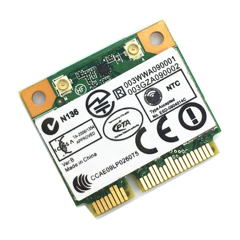 Новая мини-карта PCIe полуразмера 802.11N, Wi-Fi, Bluetooth 3,0 Combo Atheros AR5B195 для Hackintosh ► Фото 1/2