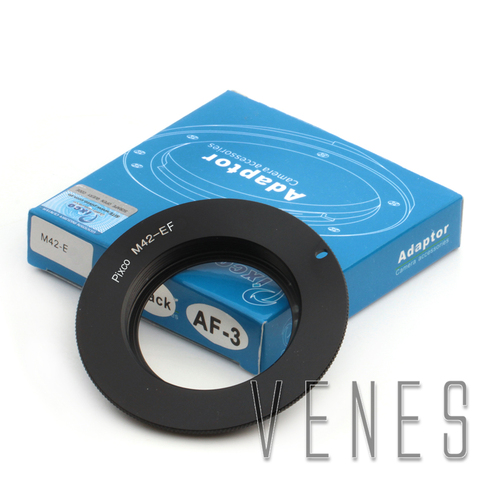 Адаптер объектива Pixco AF III для Canon EOS, кольцо для крепления камеры EF 60D 550D 600D 7D 5D 1100D черный ► Фото 1/6