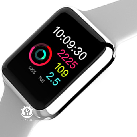 Умные часы серии 4 с Bluetooth, спортивные часы для Apple iPhone 5, 6, 6S, 7, 8, Android, С Пульсометром ► Фото 1/5