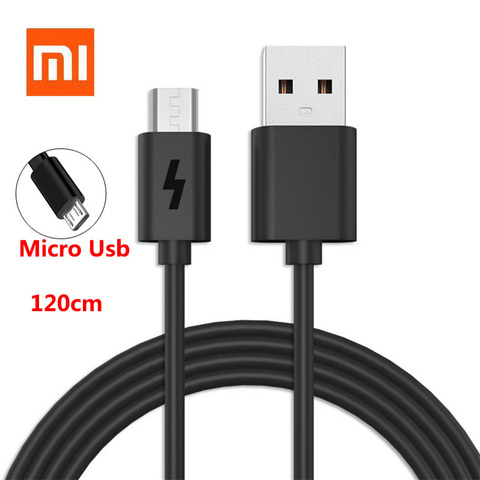 Оригинальный кабель Micro USB xiaomi, быстрая зарядка, синхронизация данных для redmi Note 6 5 4x3 2 5A plus S2 3S mi 1s 2S m2, шнур, кабель ► Фото 1/6