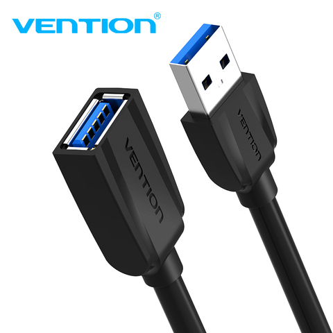 Удлинительный кабель Vention USB 3,0, Кабель с разъемом «Папа-мама», USB2.0, сверхскоростной usb-удлинитель, кабель для синхронизации данных для компью... ► Фото 1/6