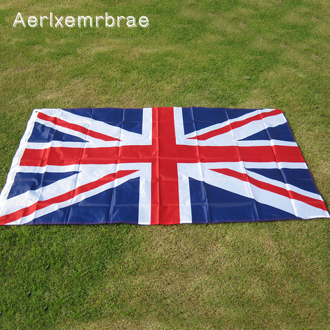Бесплатная доставка, флаг aerlxemrbrae, Большой Британский баннер, флаг 5*3 фута 90*150 см, флаг Великобритании из полиэстера Великобритании ► Фото 1/3