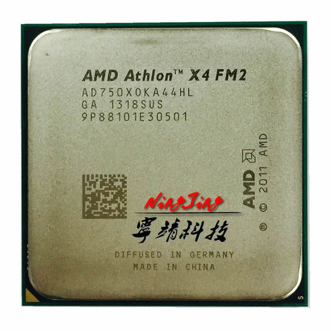 AMD Athlon II X4 750X 750 3,7G 65 Вт AD750XOKA44HL четырехъядерный процессор Socket FM2 ► Фото 1/1