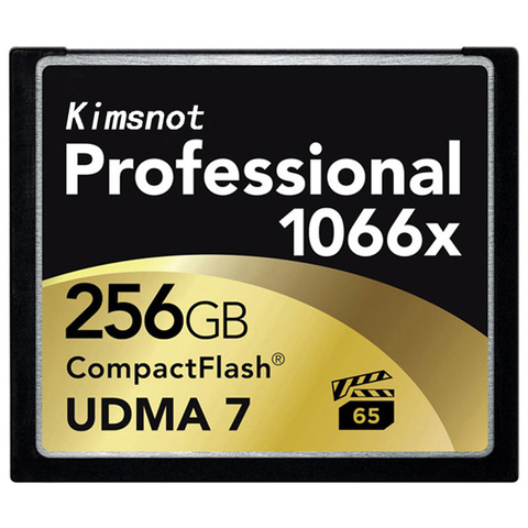 Kimsnot профессиональная карта памяти CF, 64 ГБ, 128 ГБ, 32 ГБ, 256 ГБ, компактная флеш-карта, компактная флеш-карта 1066x UDMA7, высокая скорость 160 Мб/с ► Фото 1/6