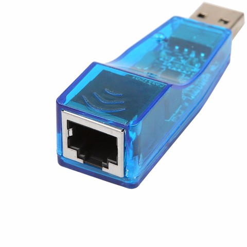 Сетевая карта Ethernet с USB 2,0 на LAN RJ45, 1 шт., адаптер для ПК 10/100 Мбит/с, новинка ► Фото 1/1