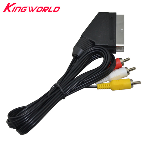 Высококачественный кабель Scart для 3RCA AV для Nintendo, развлекательная система для консолей NES ► Фото 1/6