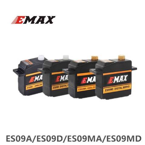 4 шт./лот EMAX ES09A ES09D ES09MA ES09MD сервопривод с двумя подшипниками для радиоуправляемых вертолетов Trex 450 ► Фото 1/6