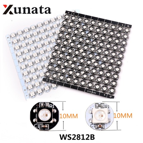Светодиодный 4-контактный чип WS2812B WS2812, 10 ~ 1000 шт., плата радиатора и DC5V 5050 RGB WS2811 IC, встроенный светодиодный чип RGBWW WWA ► Фото 1/6