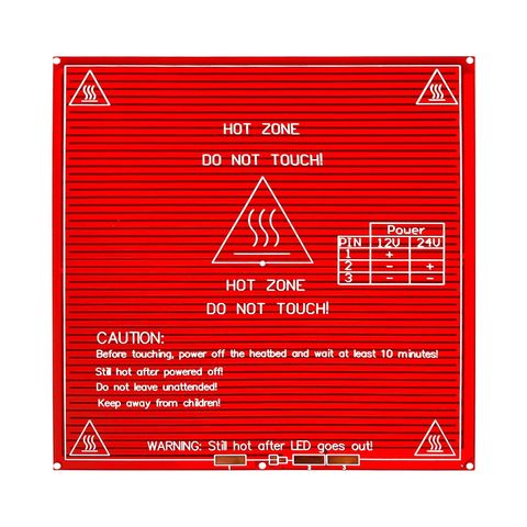 RepRap Мендель печатной платы с подогревом Heatbed MK2B для Мендель 3D принтер горячей кровать ► Фото 1/2