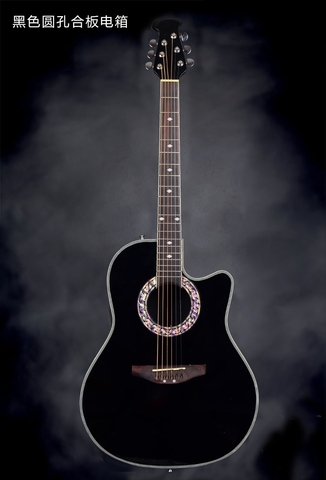 Лидер продаж! Супер круглая задняя/задняя и боковая Акустическая гитара из углеродного волокна с EQ (ANT-126) ► Фото 1/6