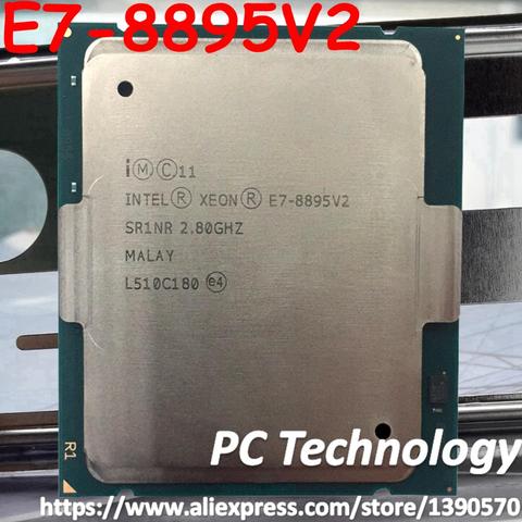 Процессор Intel Xeon 2,80 SR1NR LGA2011, ЦП процессор, 8895, ГГц, 15 ядер, 37,5 м, E7 8895V2, E7, V2 ► Фото 1/1