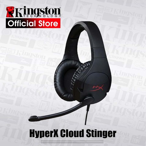 Наушники Kingston HyperX Cloud Stinger с микрофоном, игровая гарнитура Steelseries с микрофоном для ПК PS4 Xbox Mobile ► Фото 1/5