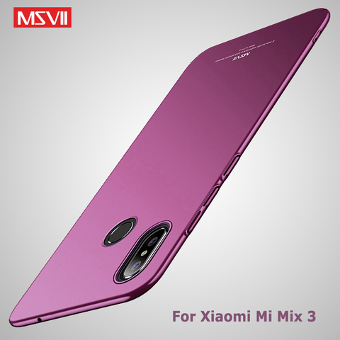 Чехол MSVII для Xiaomi Mix 3 2 s 2 S, Тонкие Матовые чехлы Xiomi Mi Mix 3 Mix3, чехол из поликарбоната для Xiaomi Mi Mix 2 S 2 S Mix2 S, чехол ► Фото 1/6