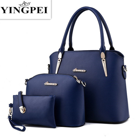 Женская сумка YINGPEI, роскошные сумки, дизайнерские винтажные повседневные сумки-тоут, женские сумки-мессенджеры с верхней ручкой, сумка на плечо, кошелек, высокое качество ► Фото 1/6