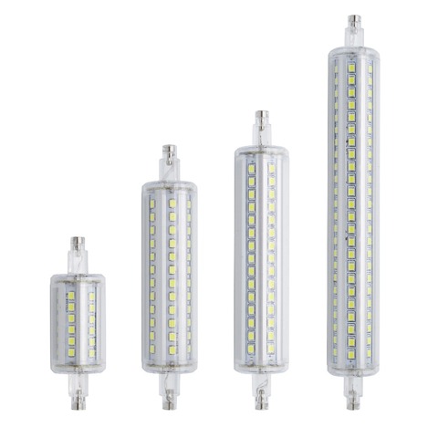 Lamparas Dimmable R7S светодиодный Кукуруза 78 мм 118 мм 135 мм 189 мм светильник 2835 SMD лампа 7 Вт 14 Вт 20 Вт 25 Вт Замена галогенной лампы Bombillas ► Фото 1/5