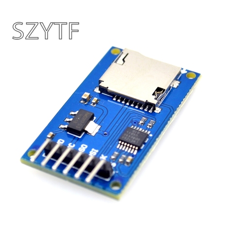 Micro SD карта и SDHC (высокоскоростная карта) Мини TF кард-ридер модуль адаптер SPI интерфейсы с преобразователем уровня чип для Arduino ► Фото 1/2