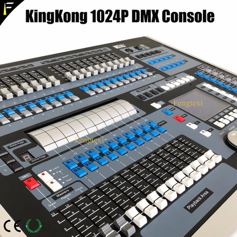 Обновление Kingkong 1024P сценический луч подвижный головной свет DMX консоль 1024 регулятор каналов настольное подключение 80 компьютерный свет ► Фото 1/6