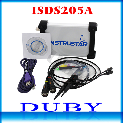 MDSO ISDS205A новый обновленный Многофункциональный 20M ПК USB виртуальный цифровой осциллограф + анализатор спектра + регистратор данных ► Фото 1/6