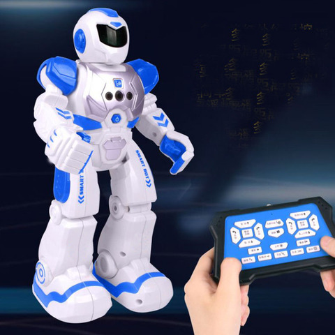 (Большой размер 26 см) RC пульт дистанционного управления робот Smart Action Walk Sing Dance Action Figure, датчик жестов, игрушки в подарок для детей ► Фото 1/6