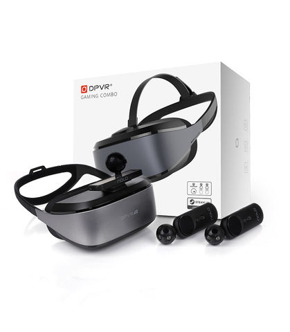 Гарнитура виртуальной реальности 3D VR очки для ПК игр с видео HD гигантский экран DeePoon E3 4K 3840*2160 гарнитура виртуальной реальности с NOLO CV1 ► Фото 1/6