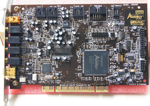 Оригинальная разборка, для креативного звукового бластера Audigy SB0090 PCI 5,1 звуковая карта, 100% исправность ► Фото 1/2
