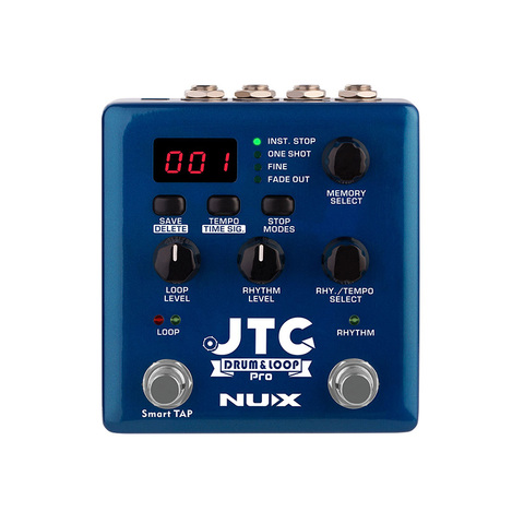 Педаль петля барабана NUX JTC Pro, педаль петлителя для гитары, автоматическая запись, время записи 6 часов ► Фото 1/4