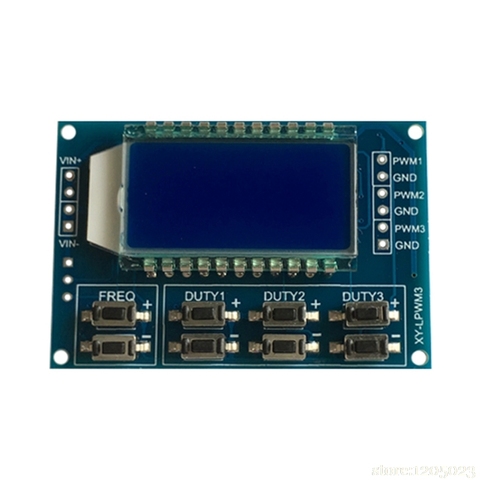 Генератор сигналов PWM импульсная Частота Рабочий цикл регулируемый модуль ЖК-дисплей 1 Гц-150 кГц 3,3 в-30 в модуль платы PWM W315 ► Фото 1/6