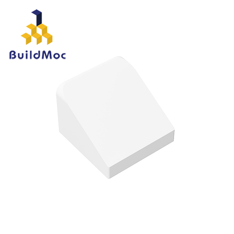 BuildMOC, склон 30 1x1x 2/3, кирпич, технический сменный захват для строительных блоков, детали «сделай сам», развивающие технические детали, игрушки ► Фото 1/6
