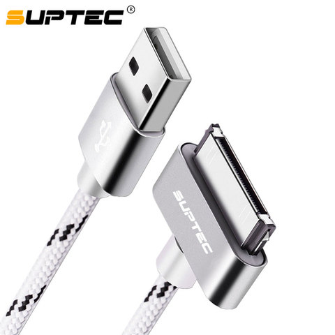 SUPTEC 30-контактный USB-кабель для iPhone 4S 4 3GS iPad 1 2 3 iPod Nano itouch 2 м 3 м, зарядный кабель, быстрая зарядка, синхронизация данных, адаптер, шнур ► Фото 1/6