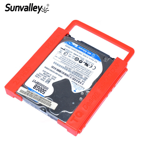 Sunvalley Новый универсальный пластиковый от 2,5 до 3,5 дюймов SSD HDD Caddy для настольных ПК оптом ► Фото 1/6