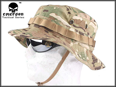 EMERSON Boonie шляпа, Военная Тактическая армейская шляпа, сетчатая камуфляжная шляпа для охоты, Мультикам EM8553 ► Фото 1/4