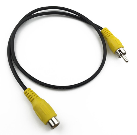 0,5 м и 1 м AV штекер к RCA разъему удлинитель AV Aux шнур RCA Aux кабель видео Линия для автомобильного аудио провода ► Фото 1/1
