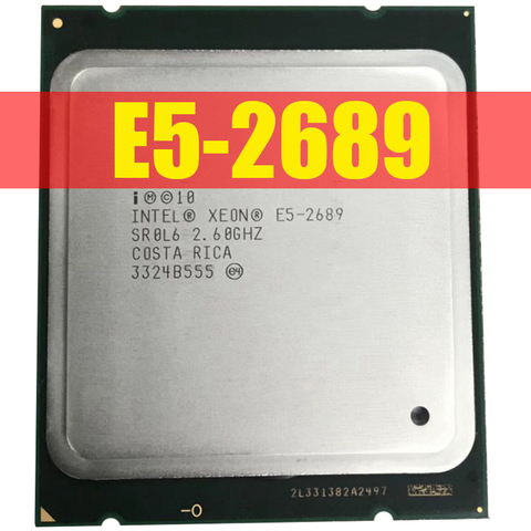 Процессор Intel Xeon E5 2689 LGA 2011 2,6 GHz 8 Core 16 thres cpu E5-2689 hay vender ► Фото 1/1