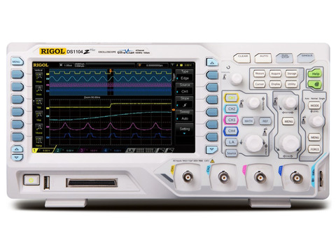 Цифровой осциллограф Rigol DS1104Z Plus 100 МГц с 4 каналами и 16 цифровыми каналами ► Фото 1/4