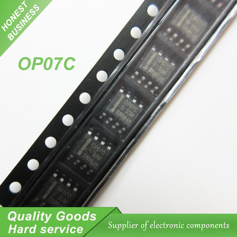 10 шт. OP07C OP07 OP07CDR SOP-8 Операционные усилители-Op Amps с низким смещением напряжения Prec новый оригинальный ► Фото 1/1