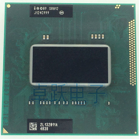Оригинальный процессор Intel i7 2820QM SR012 2,3 ГГц четырехъядерный 8 Мб кэш-памяти TDP 45 Вт 22 нм процессор для ноутбука Socket 1224 HM65 ► Фото 1/1