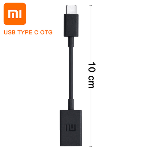 Оригинальный кабель передачи данных XIAOMI USB Type C OTG, Поддержка мыши, клавиатуры, U-диск для Mi9 F1 A1 A2 8 SE 6 6X 5 MAX 2 3 MIX 2 2S NOTE 2 3 5 ► Фото 1/5