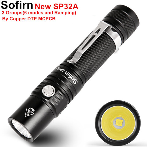 Sofirn Новый SP32A Мощность ful светодиодный фонарик 18650 CREE XPL2 1500lm высокое Мощность две группы свет лампы Факел Lanterna Плавная затемнения ► Фото 1/1