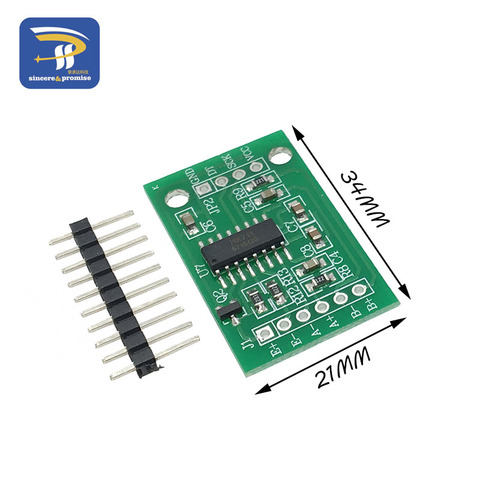 HX711 двухканальный 24-битный точный датчик взвешивания, модуль A/D, датчик давления для Arduino, набор «сделай сам» ► Фото 1/5