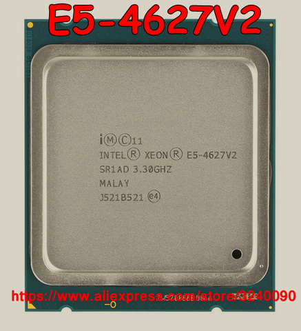 Процессор Intel Xeon E5-4627V2 CPU 3,30 GHz 8-Core 16M LGA2011 E5 4627V2 E5 4627 V2, бесплатная доставка ► Фото 1/1
