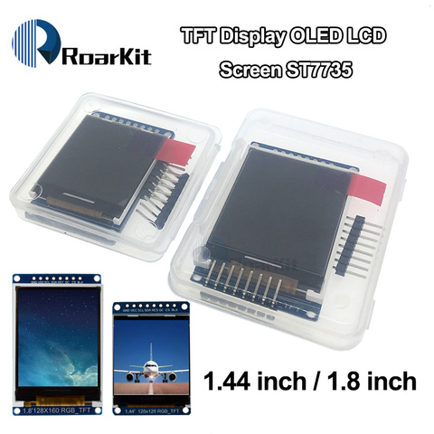 3,3 в 1,44 1,8 дюймовый TFT ЖК-дисплей модуль 128*128 128*160 65K SPI полноцветный экран IPS для Arduino 51 заменить OLED ST7735 ► Фото 1/6