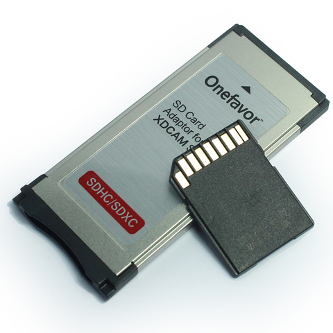 Карта памяти Onefavor ExpressCard 34 SD SDHC, мультиридер, ПК/MAC, ноутбук, адаптер памяти, поддержка SD SDHX SDXC карты памяти ► Фото 1/4